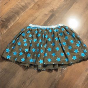 Super cool and shimmery tule covered skirt